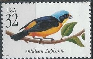 US 3222 (mnh) 32¢ Antillean euphonia