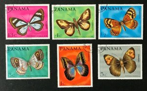 Panama #483-483E Butterflies CTO