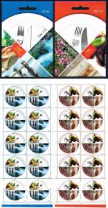 [68534] Iceland 2005 Europa Gastronomy Round stamps 2 Booklets MNH