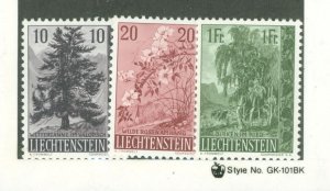 Liechtenstein #312-314  Single (Complete Set)