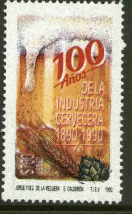 MEXICO 1680, BREWING INDUSTRY CENTENNIAL. MINT, NH. VF.