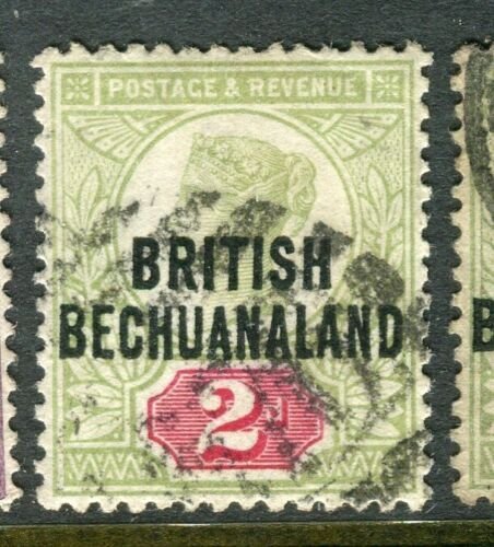 BECHUANALAND; 1891 early classic QV issue fine used 2d. value 