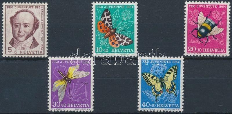 Switzerland stamp Pro Juventute set 1954 MNH Mi 602-606 WS184128