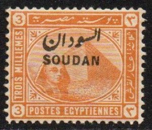 Sudan Sc #3 Mint Hinged