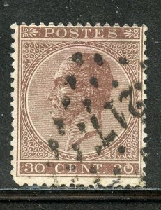 Belgium # 20, Used.
