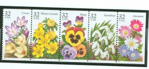 United States #3029a  Single (Complete Set) (Flowers)