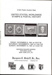 United States, Worldwide Stamps & Postal History, Schiff 215