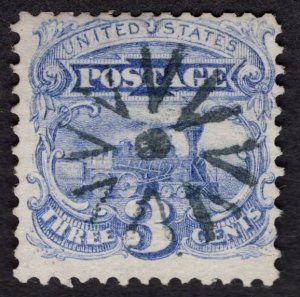 US #114 Fine. Used. Fancy cancel.