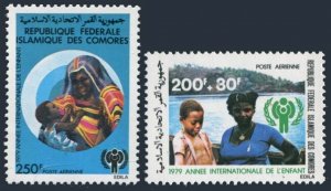 Comoro Islands C108, CB1, MNH. Mi 566-567. Year of Child IYC-1979. Mother, Child