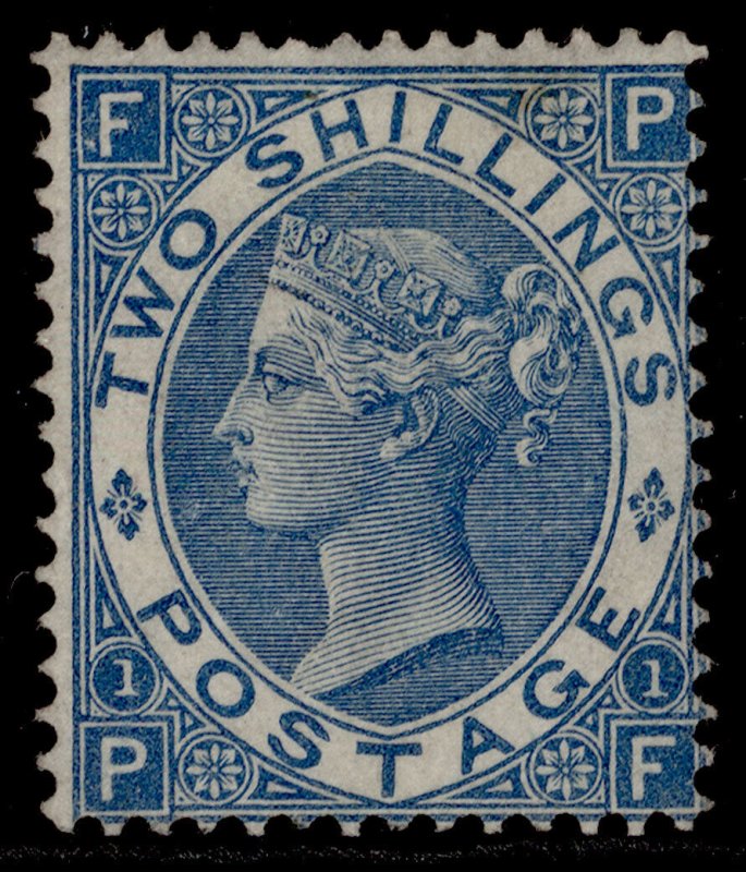GB QV SG118, SCARCE 2s dull blue, UNUSED. Cat £4500. PF 