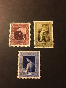 Liechtenstein sc 261-263 u comp set