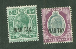 Malta #MR1-2 Unused Single (Complete Set)