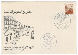 Algeria 1992 FDC Stamps Scott 775 Street Scenes Views of Alger Cars