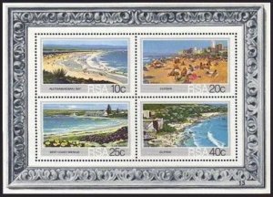 South Africa 625a sheet, MNH. Michel Bl.15 Landscapes 1983. Bay, Beaches.