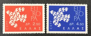 Greece 1961 #718-9, MNH, CV $.80