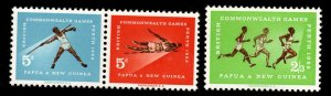 PNG Papua New Guinea Scott 171-173 Commonwealth Games set