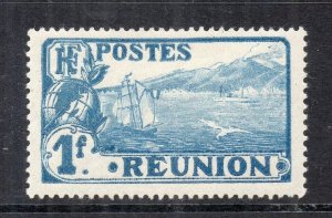 Reunion 1907 MAP TYPE Early Issue Fine Mint Hinged 1F. NW-230878