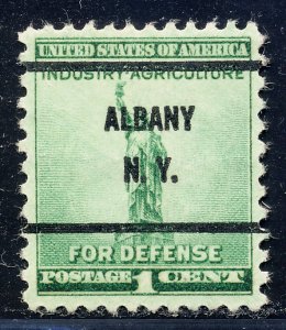 Albany NY, 899-61 Bureau Precancel, 1¢ National Defense