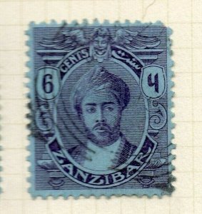 Zanzibar 1922 Early Issue Fine Used 6c. NW-187284