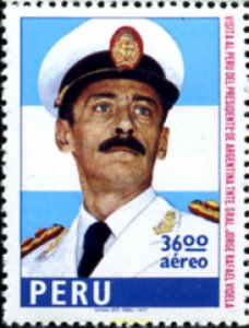 243248 MNH PERU 1977 VISITA DEL PRESIDENTE ARGENTINO