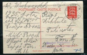 Estonia/Eesti 1935 Postal Stationary Card Mi P7 Used CV €20 e1723s