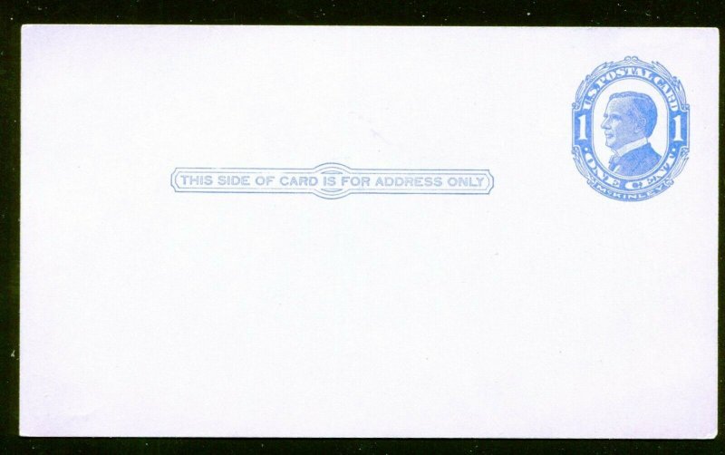 UX22 1¢ Blue McKinley US POSTAL CARD CV $45.00 Mint Unused VF