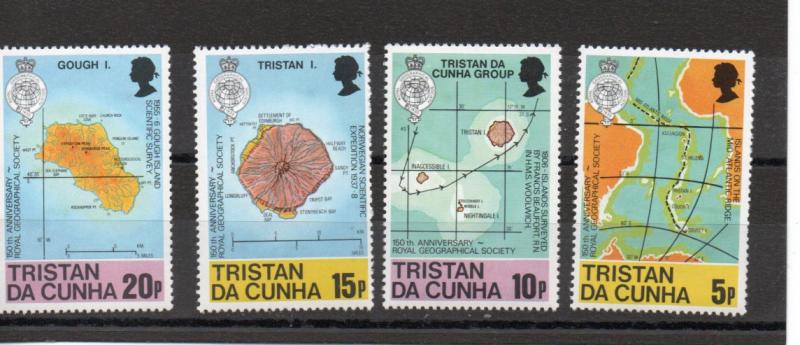 Tristan da Cunha 283-286 MNH