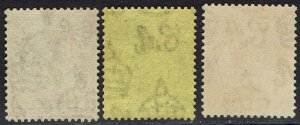 FALKLAND ISLANDS 1921 KGV 2D 3D AND 6D WMK MULTI SCRIPT CA