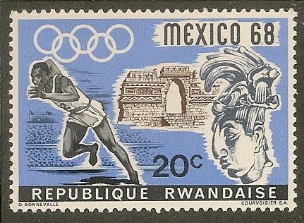 Rwanda     Scott 250   Olympics   MNH