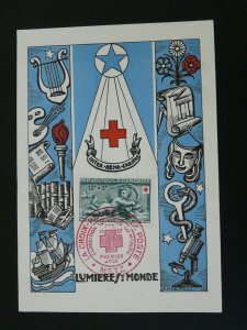 Red Cross 1952 maximum card