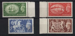 GB 1951 Festival High Values set unmounted mint 2/6d - £1