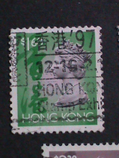 ​HONG KONG-1992-7- SC# 630//618 QUEEN ELIZABETH II USED SET VERY FINE