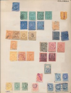 Colombia Early/Mid M&U Collection on Pages (Apx 300+Items) ZK2021