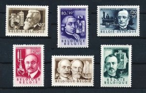 BELGIUM 1955 Cultural Organizations (6v Cpt) Fresh MNH CV$50+