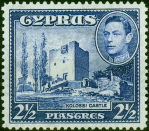 Cyprus 1938 2 1/2pi Ultramarine SG156 V.F LMM