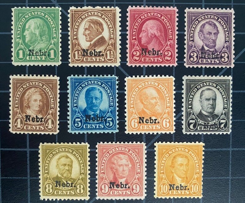 US Stamps-SC# 669 - 679- MNH - SCV $265.00