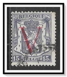 Belgium #362 Coat Of Arms Overprinted Used