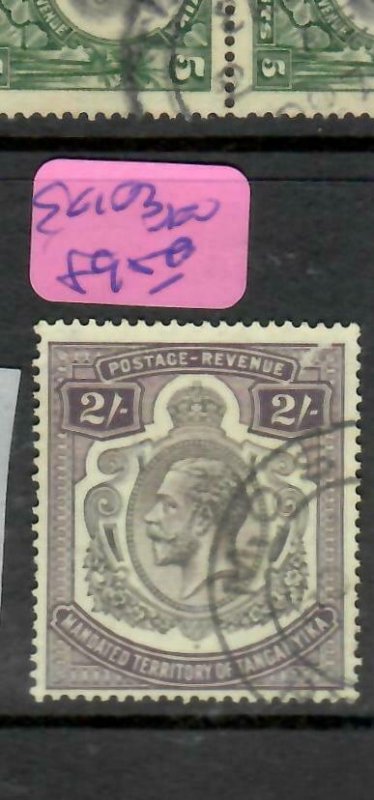 TANGANYIKA  (P2305B)  KGV  2/-  SG 103  MOSHI  VFU