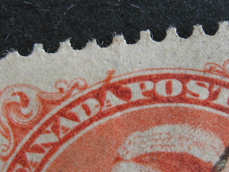 Canada 20c QV U with plate flaw! Cracked plate? Sc 46 see pictures