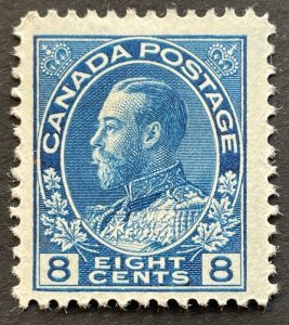 Canada,  Scott 115,  Unused LHR, Deep Blue Color