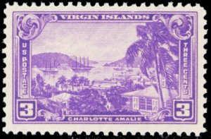 St. Thomas Virgin Islands One PACK OF TEN 3 Cent Postage Stamps Scott 802