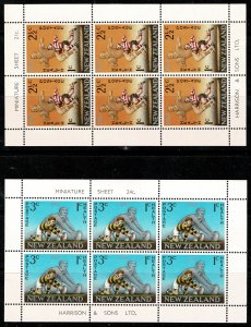 NEW ZEALAND 1967 QE II MINI SHEETS MINT (NH) SGMS869 Wmk.98 P.14.5x14 SUPERB