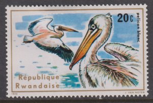 Rwanda 652 White Pelicans 1975