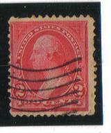 #265 Used 2c carmine type I Washington 1895 Issue  