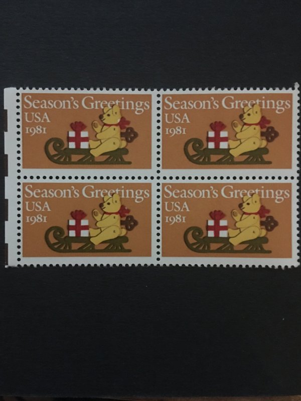 US stamp block, MNH,  Genuine, RARE, List 921