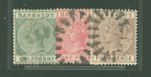 Barbados #60/61a/65 Used