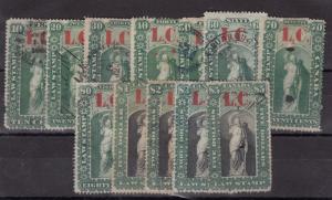 Canada QV Law Stamp Collection To $5 VFU X8717