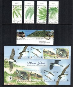 Pitcairn islands 818e 819-820 821-824  MNH cat $ 40.50