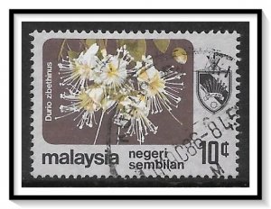 Negri Sembilan #95a Sultan & Flowers Used