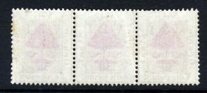 ORANGE FREE STATE 1900 1d. Purple STRIP OF 3 Overprinted V.R.I. 1d. SG 102 MINT